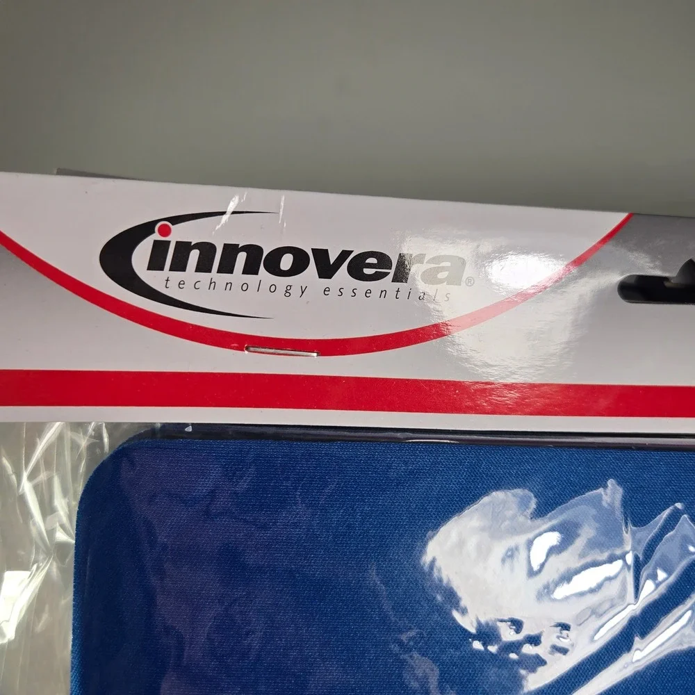 New 10 pack of Innovera Blue Synthetic Rubber Mouse‎ Pad Non Slip Backing